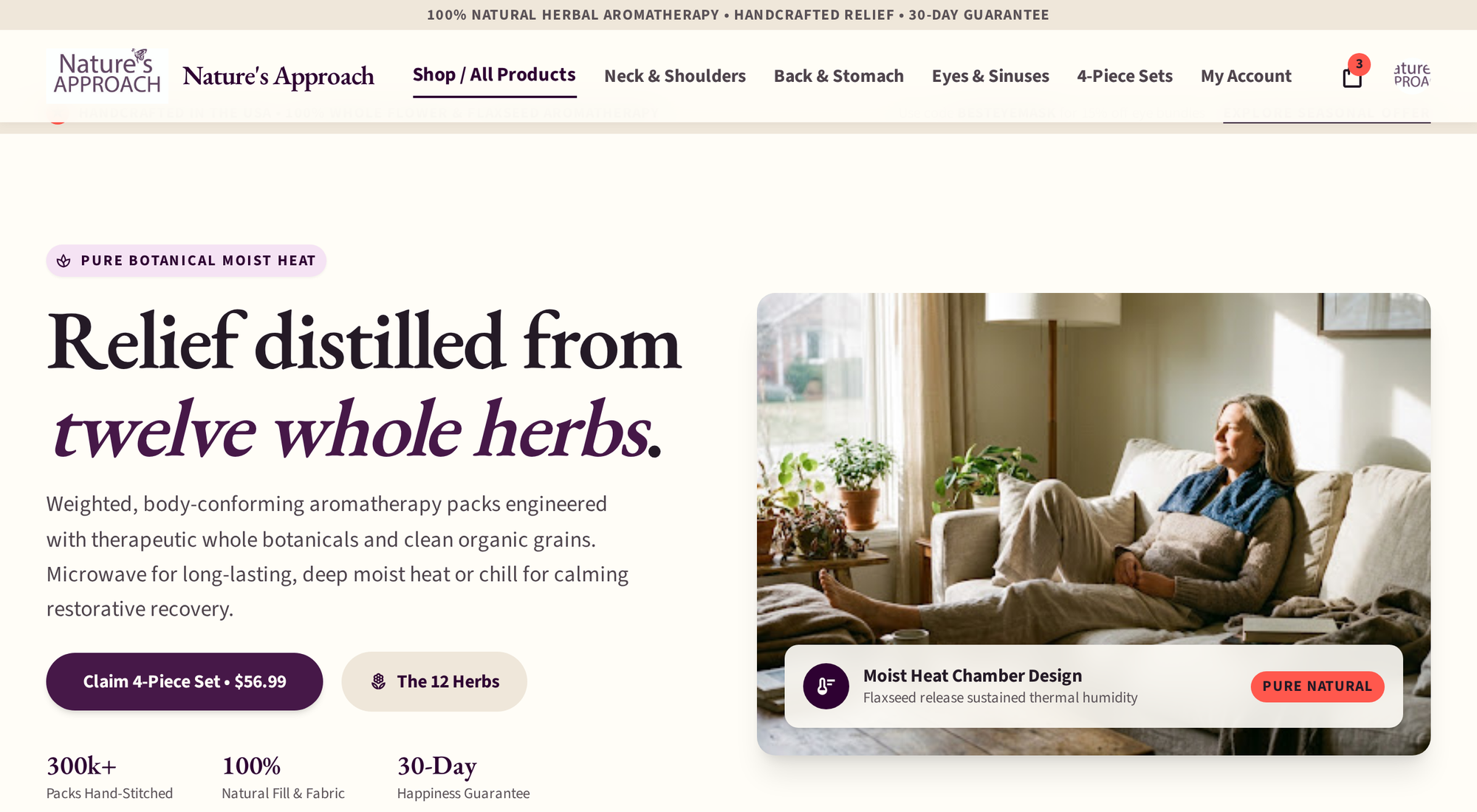 Nature's Approach website proposal preview